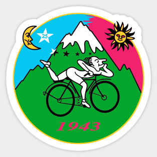 Albert Hoffmann LSD Bike Sticker